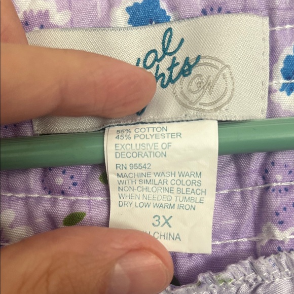 Purple Floral Women's Nightgown - Picture 2 of 6